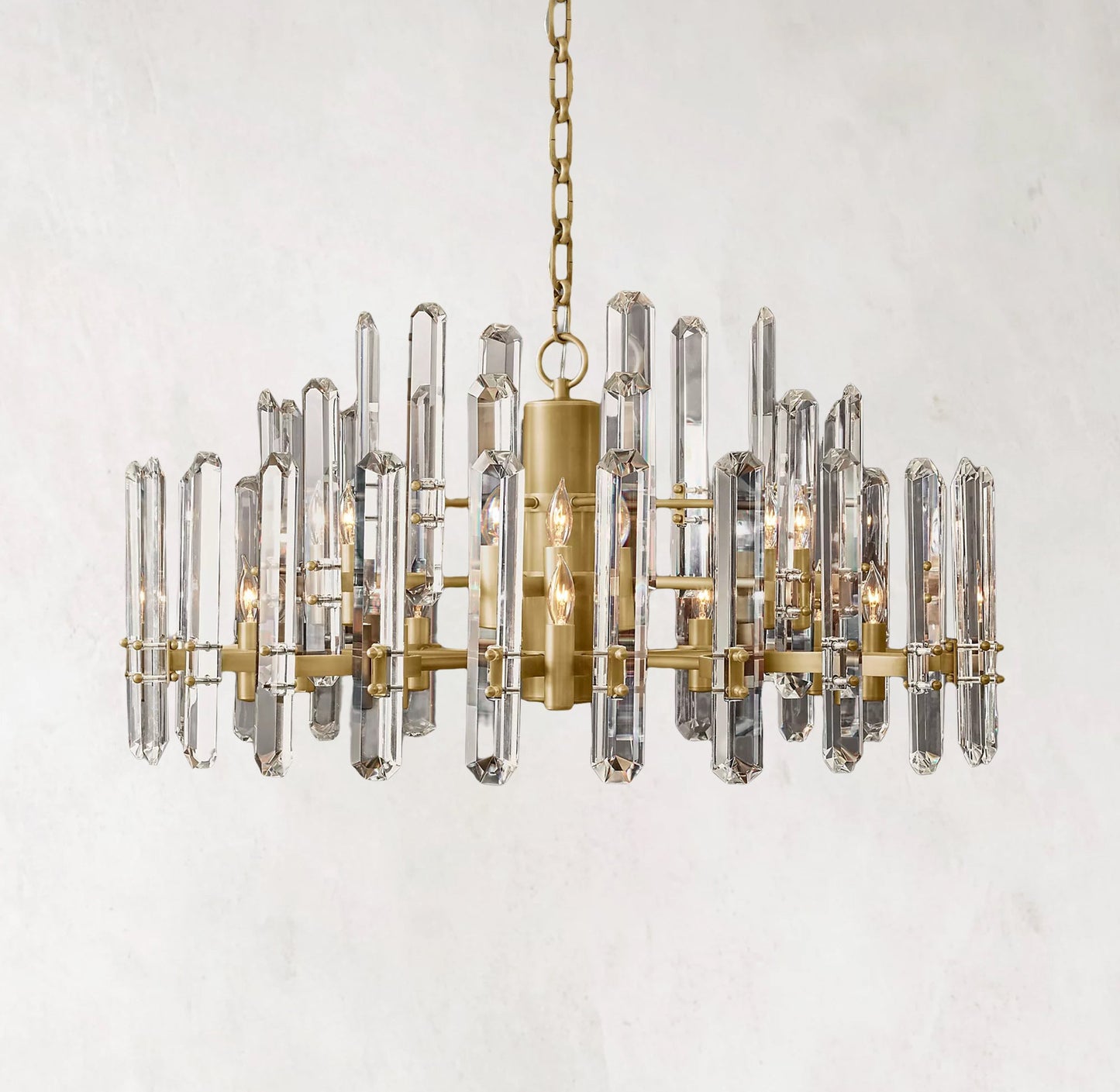 Bonnington Round Chandelier 36" Crystal Chandelier